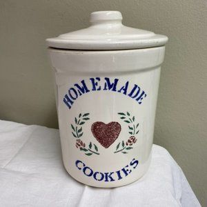 CERAMIC CROCK COOKIE JAR
